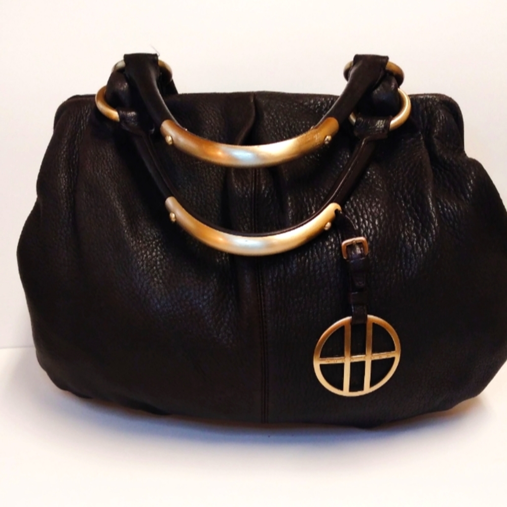 Hugo Boss Leather Brown Large Handbag